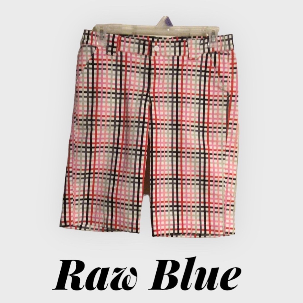 Raw Blue Women’s Plaid Shorts XL
